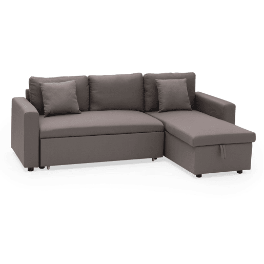 Sofá cama CLARK 3 plazas color topo