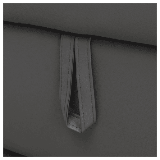 Sofá cama de polipiel 3 plazas color gris CLARK