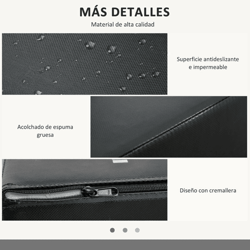 HOMCOM Caixa Pliometria com Fecho de Correr Caixa de Salto com 3 Diferentes Alturas Carga Máxima 120 kg para Casa Escritório Ginásio 75x51x61 cm Preto