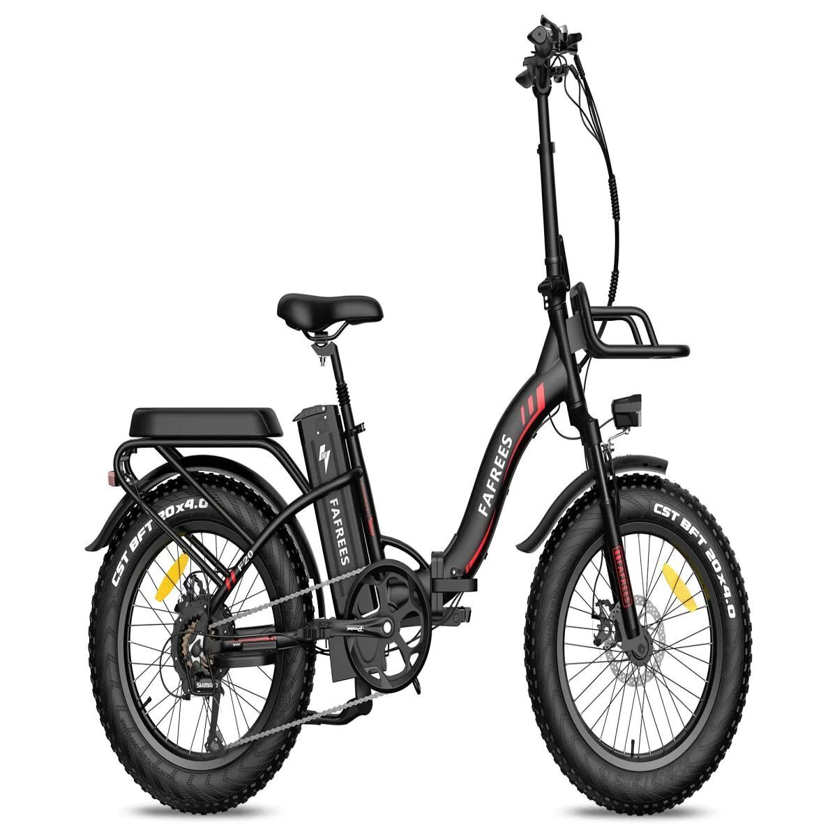 FAFREES F20 Max Bicicleta Eléctrica - Motor 500W Batería 1080WH Negro