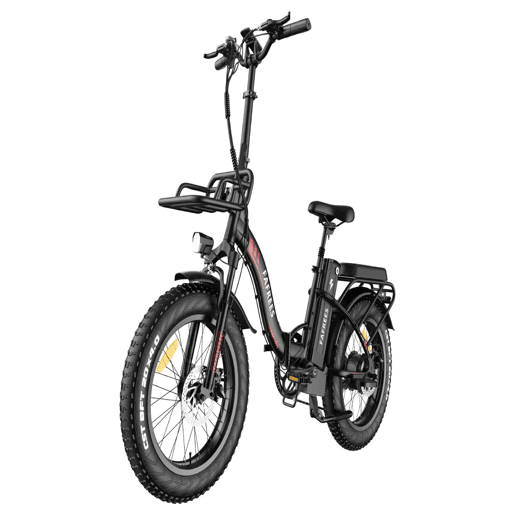 Desfrute do Ciclismo com a FAFREES F20 Max: E-bike 500W, Autonomia 110KM, Disco, Cor Preta