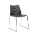 Beliani Silla de comedor HARTLEY Beliani Silla de comedor HARTLEY Gris Oscuro