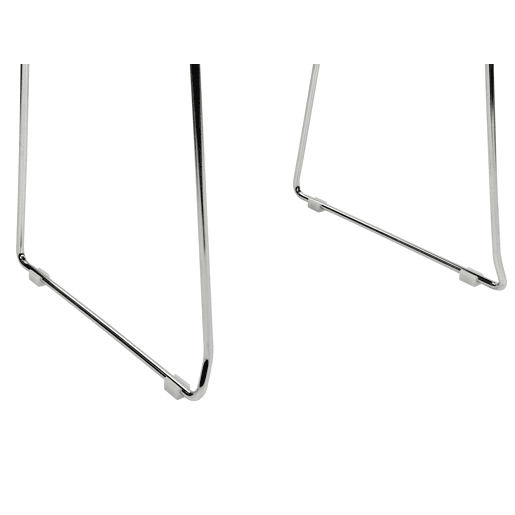 Conjunto de 4 cadeiras de jantar HARTLEY Cinzento escuro