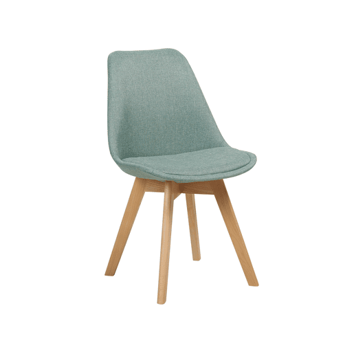 Conjunto de 2 cadeiras de jantar DAKOTA II Tecido Verde menta