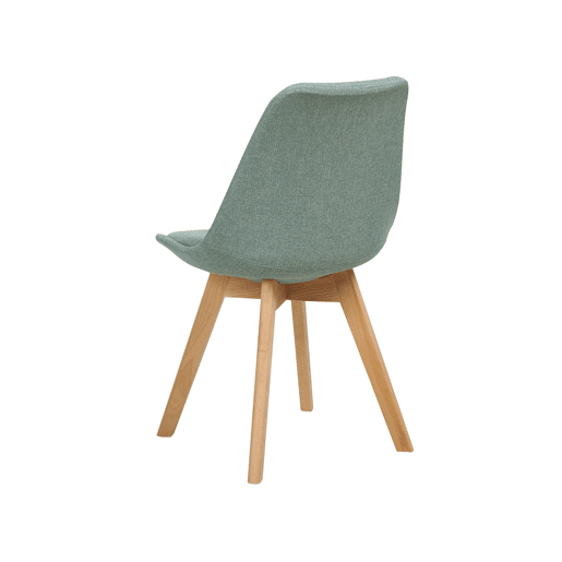 Conjunto de 2 cadeiras de jantar DAKOTA II Tecido Verde menta