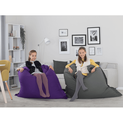 Pufe 300 L FUZZY 140 cm 180 cm Violeta