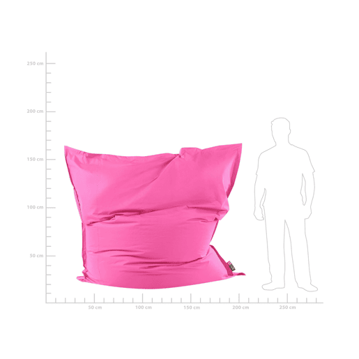 Pufe 600 L FUZZY 180 cm 230 cm Fucsia