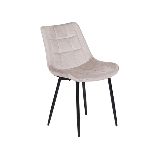 Conjunto de 2 cadeiras de jantar MELROSE Veludo Taupe