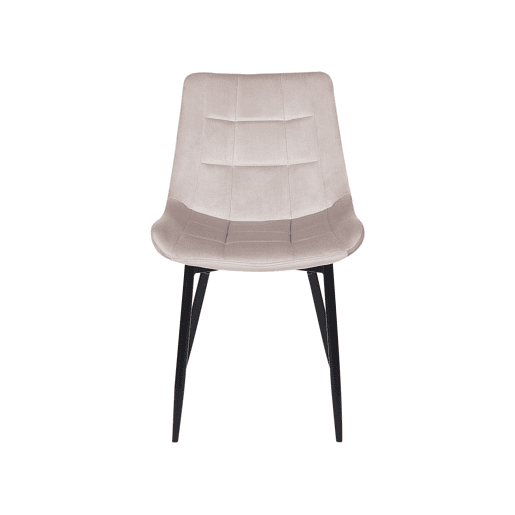 Conjunto de 2 cadeiras de jantar MELROSE Veludo Taupe