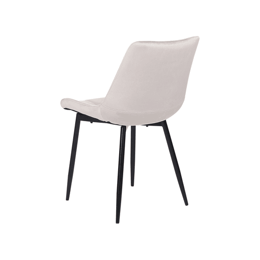 Conjunto de 2 cadeiras de jantar MELROSE Veludo Taupe