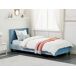 Beliani Cama Terciopelo FITOU 100x214 Beliani Cama Terciopelo FITOU 100x214 Azul Claro