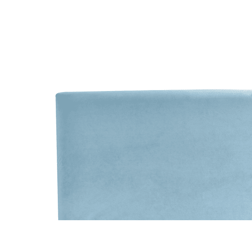 Cama Veludo FITOU 90 x 200 cm Azul claro