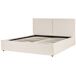 Beliani Cama con almacenaje Poliéster MOISSAC 197x224 Beliani Cama con almacenaje Poliéster MOISSAC 197x224 Beige
