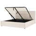Beliani Cama con almacenaje Poliéster MOISSAC 197x224 Beliani Cama con almacenaje Poliéster MOISSAC 197x224 Beige