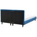 Beliani Cama Terciopelo FITOU 150x214 Beliani Cama Terciopelo FITOU 150x214 Azul