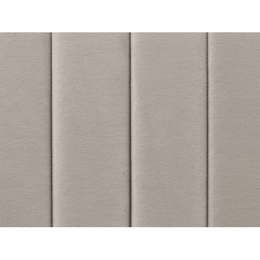 Cama Veludo LUNAN 160 x 200 cm Taupe