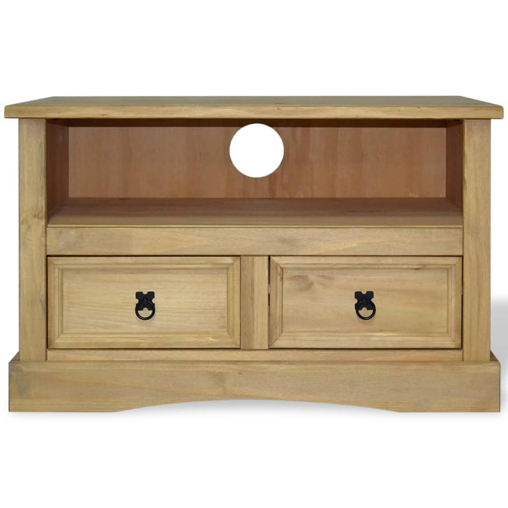 Mueble para tv corona range de pino mexicano 91x43x56 cm
