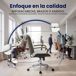 Silla de oficina - Dayton - Simil cuero Silla de oficina - Dayton - Simil cuero Blanco/ Gris