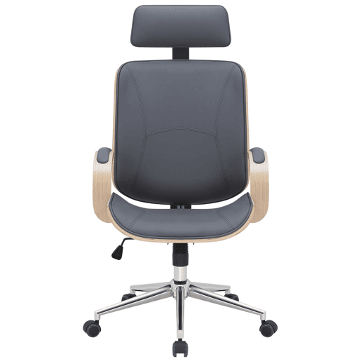 Silla de oficina Dayton Simil cuero Naturalgris 70X70X118 cm
