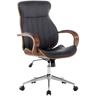 Silla De Oficina Melilla Simil cuero Nogalmarrón 68X63X100 cm