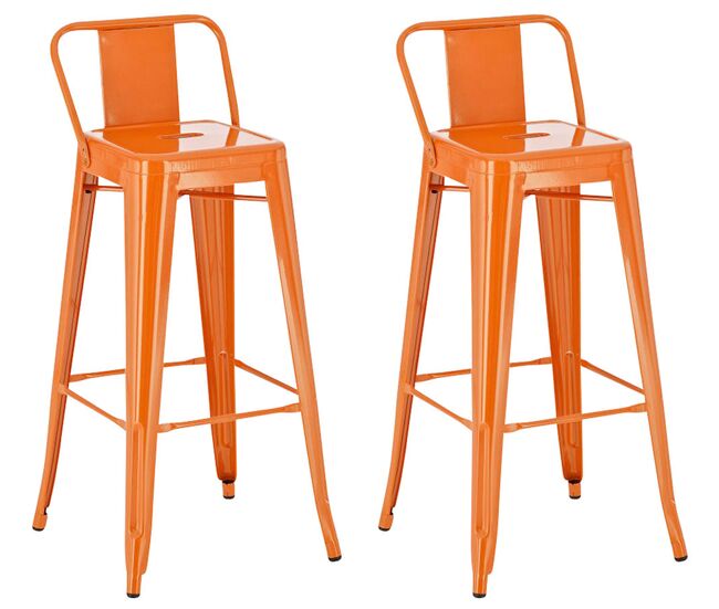 Set 2x taburetes mason 44x43x96 cm