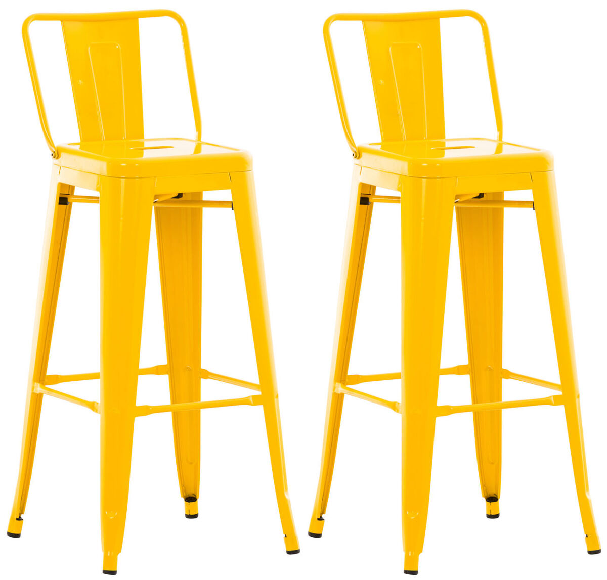 Set 2x taburetes mason 44x43x96 cm
