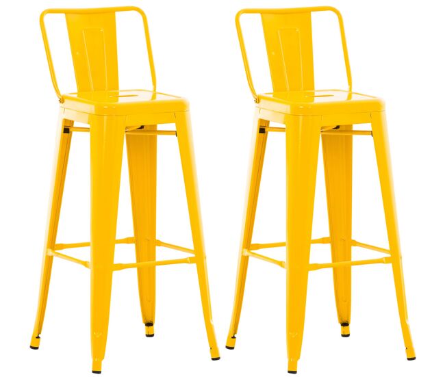 Set 2x taburetes mason 44x43x96 cm