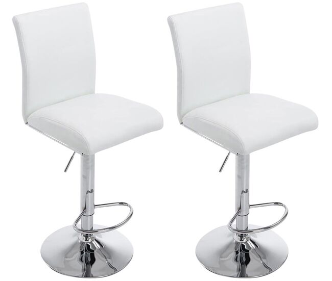 Set 2x taburetes de bar köln 38,5x47x95 cm