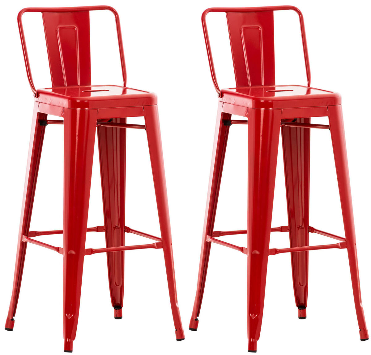 Set 2x taburetes mason 44x43x96 cm