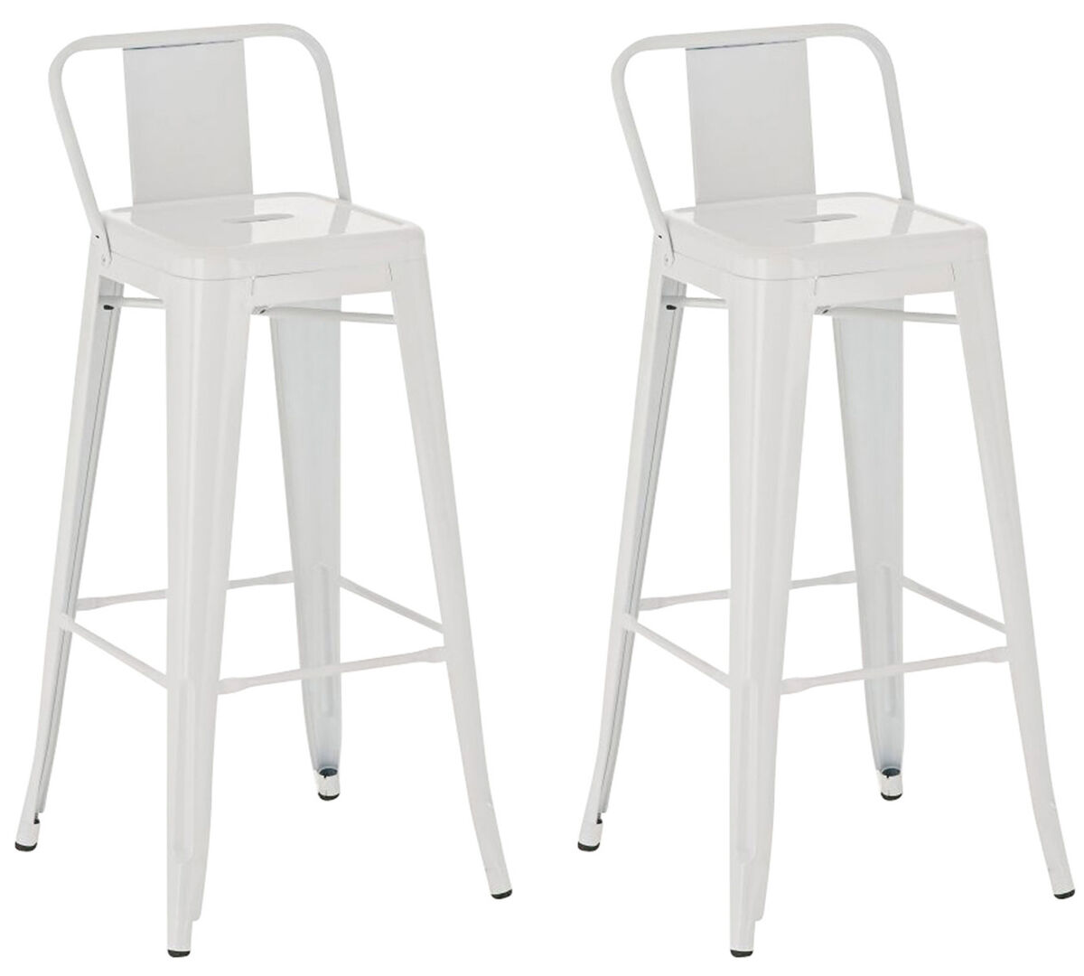Set 2x taburetes mason 44x43x96 cm
