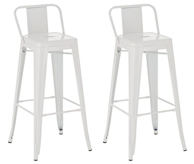 Set 2x taburetes mason 44x43x96 cm
