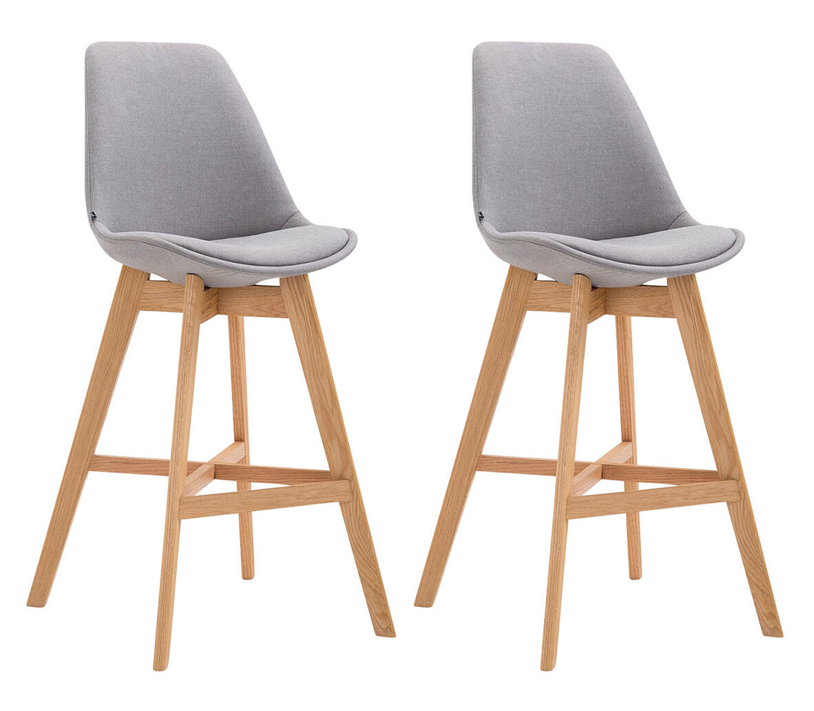 Set 2x taburete cannes en tela 48x56x112 cm