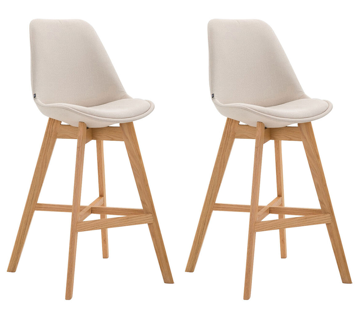 Set 2x taburete cannes en tela 48x56x112 cm