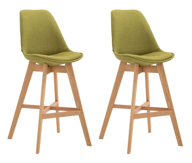 Set 2x taburete cannes en tela 48x56x112 cm