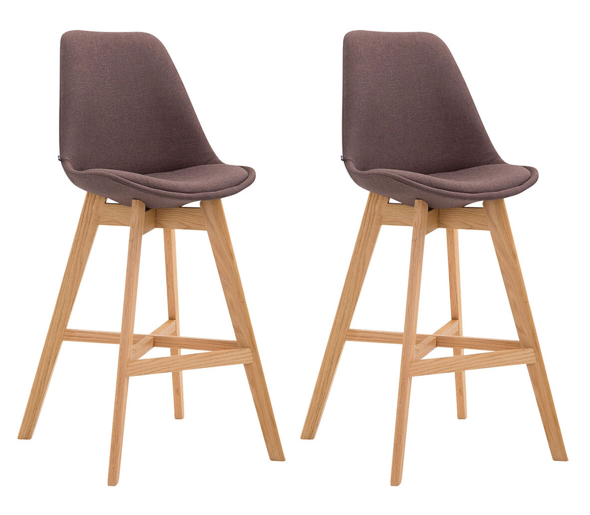 Set 2x taburete cannes en tela 48x56x112 cm