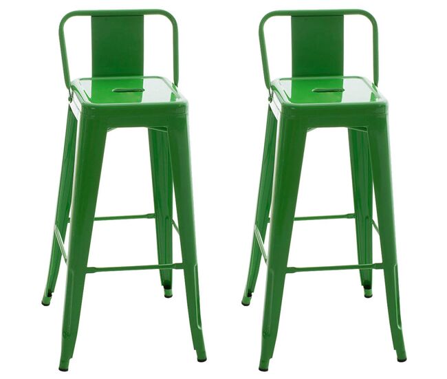 Set 2x taburetes mason 44x43x96 cm
