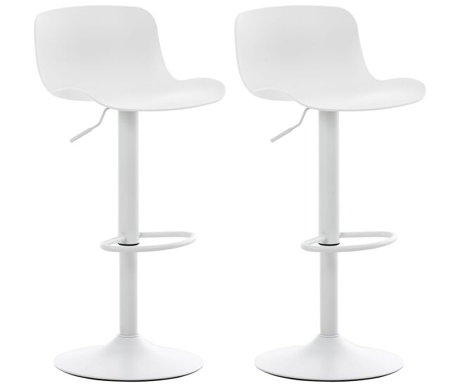 Set 2 taburetes de bar almada 44x45x81 cm