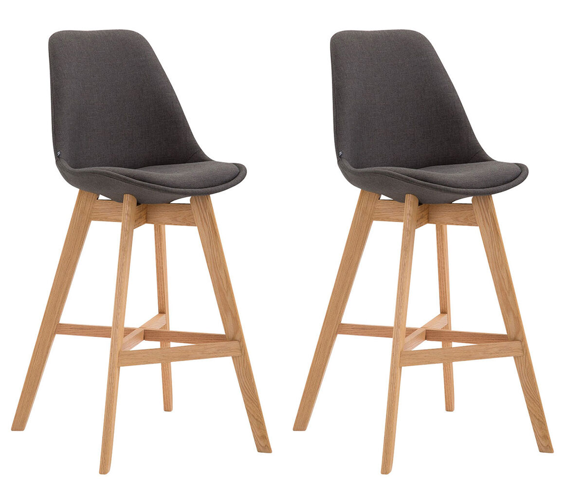 Set 2x taburete cannes en tela 48x56x112 cm