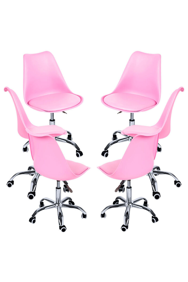 Pack 6 sillas neo - rosa