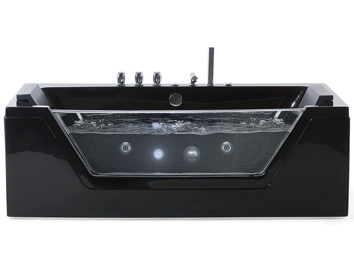 Beliani Bañera de interior SAMANA 79x174 Negro
