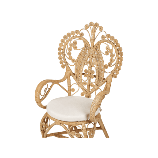 Cadeira pavão CARRARA Rattan Natural