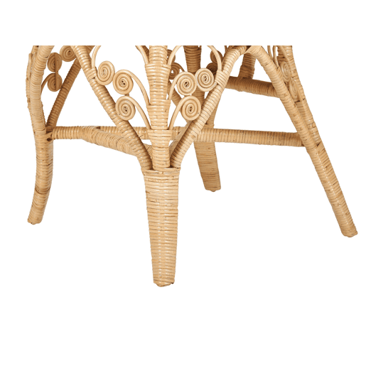 Cadeira pavão CARRARA Rattan Natural