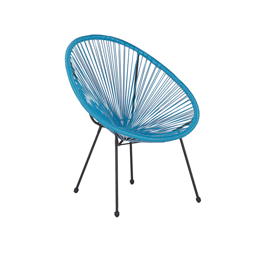 Conjunto de 2 cadeiras de jardim ACAPULCO II Azul