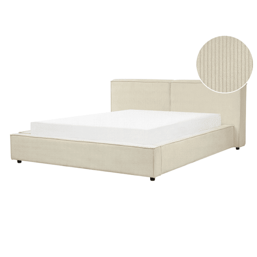 Beliani Cama Bombazine LINARDS Beliani Cama Bombazine LINARDS