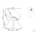 Beliani Silla de comedor FLOBY II Beliani Silla de comedor FLOBY II Azul Claro