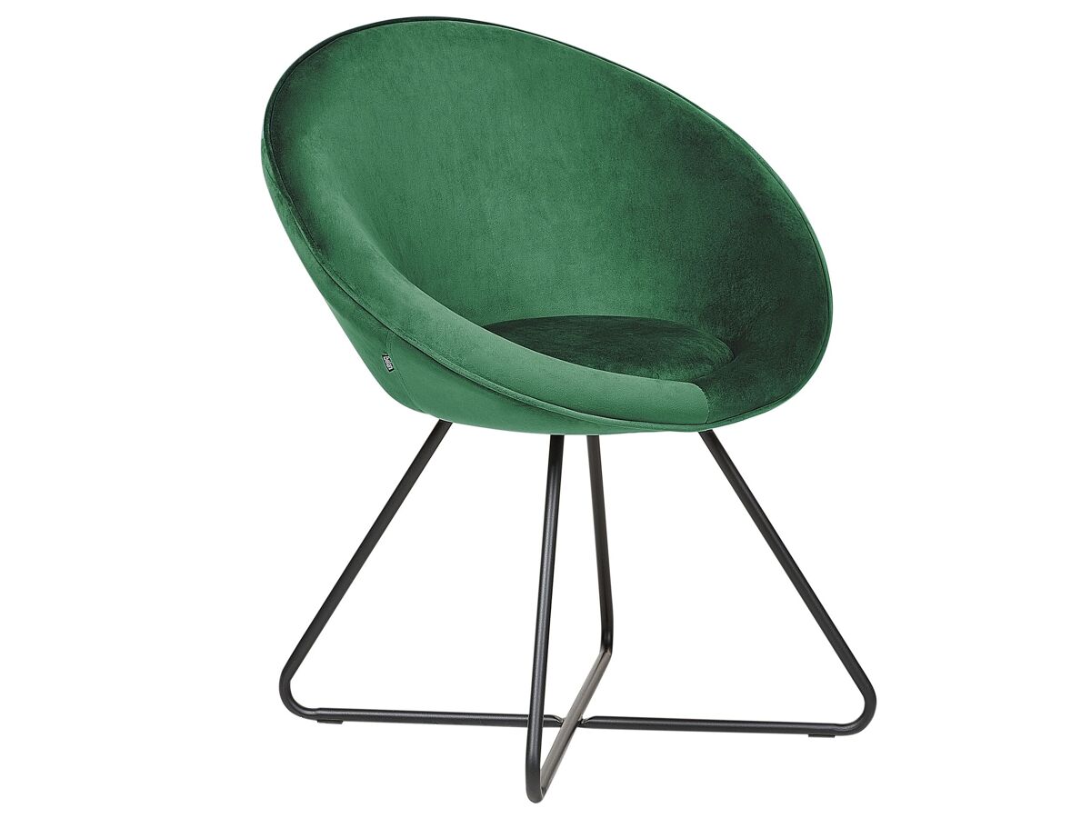 Beliani Silla de comedor FLOBY II Verde