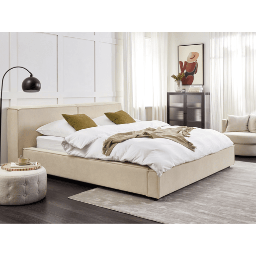 Beliani Cama Bombazine LINARDS