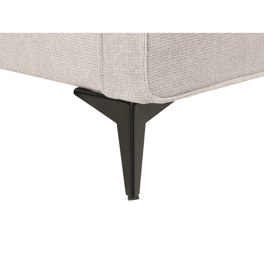 Cama Tecido VALOGNES 180 x 200 cm Cinzento claro