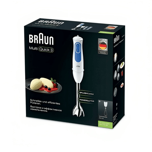 Mini-batedeira Braun Mq3005wh Cream 700w Copo de metal