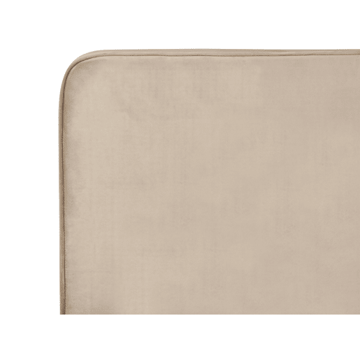 Cama Veludo VALOGNES 160 x 200 cm Taupe